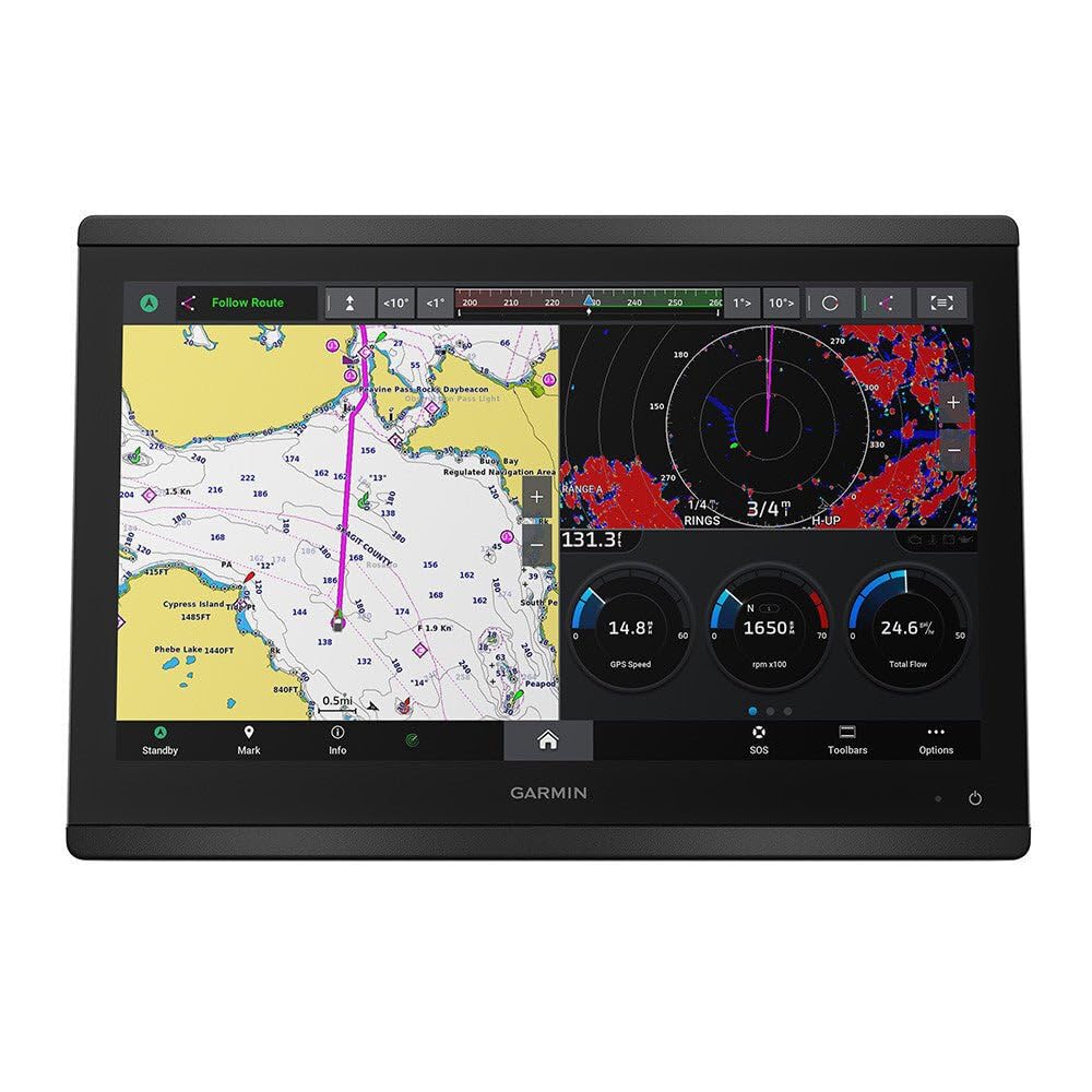 Amazon.com: Garmin 010-02093-50 GPSMAP 8616 with Mapping - 16